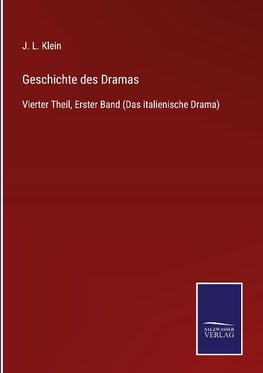 Geschichte des Dramas