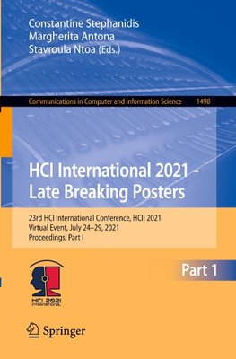 HCI International 2021 - Late Breaking Posters