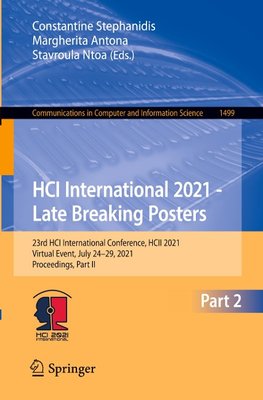 HCI International 2021 - Late Breaking Posters