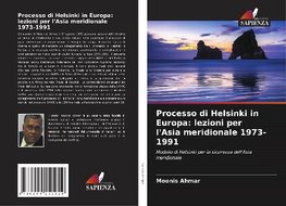 Processo di Helsinki in Europa: lezioni per l'Asia meridionale 1973-1991