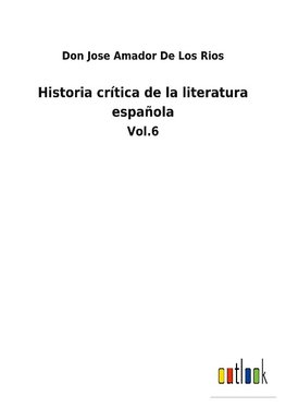 Historia crítica de la literatura española