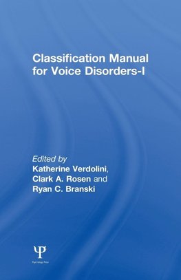 Classification Manual for Voice Disorders-I