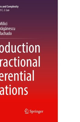 Introduction to Fractional Differential Equations