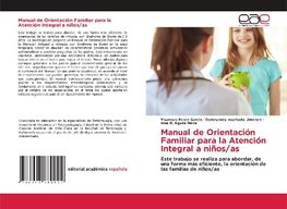 Manual de Orientación Familiar para la Atención Integral a niños/as