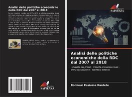 Analisi delle politiche economiche della RDC dal 2007 al 2018