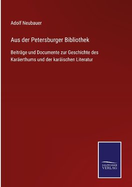 Aus der Petersburger Bibliothek