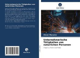 Unternehmerische Tätigkeiten von natürlichen Personen