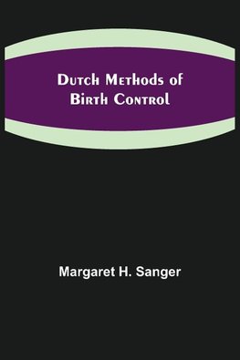 Dutch Methods of Birth Control