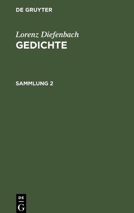 Gedichte, Sammlung 2, Gedichte