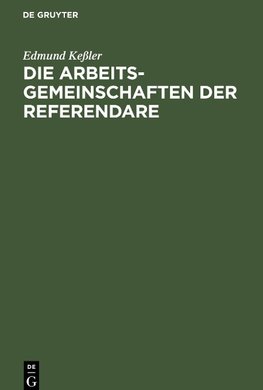 Die Arbeitsgemeinschaften der Referendare