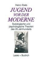 Jugend vor der Moderne