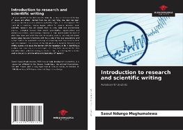 Introduction to research and scientific writing