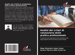 Analisi dei criteri di valutazione della pratica professionale