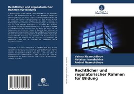 Rechtlicher und regulatorischer Rahmen für Bildung