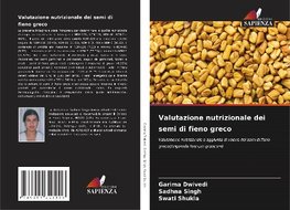 Valutazione nutrizionale dei semi di fieno greco