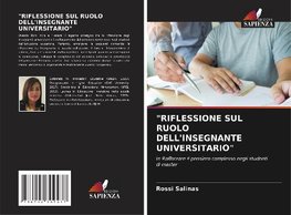 "RIFLESSIONE SUL RUOLO DELL'INSEGNANTE UNIVERSITARIO"