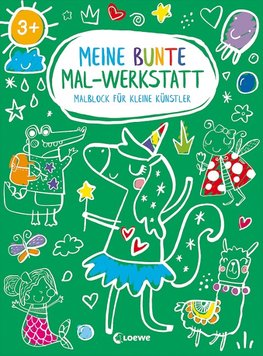 Meine bunte Mal-Werkstatt - Malblock für kleine Künstler - Einhorn