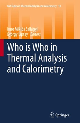 Who is Who in Thermal Analysis and Calorimetry