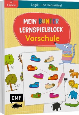 Mein bunter Lernspielblock - Vorschule: Logik- und Denkrätsel