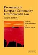 Sands, P: Documents in European Community Environmental Law