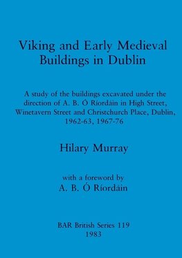 Viking and Early Medieval Buildings in Dublin