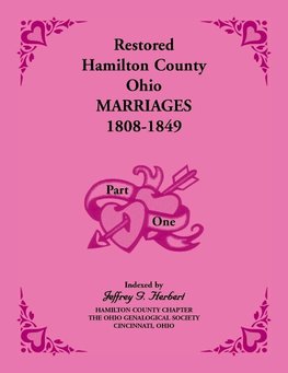 Restored Hamilton County, Ohio, Marriages, 1808-1849