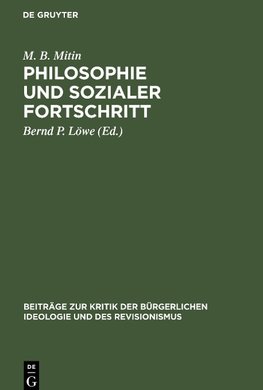 Philosophie und sozialer Fortschritt