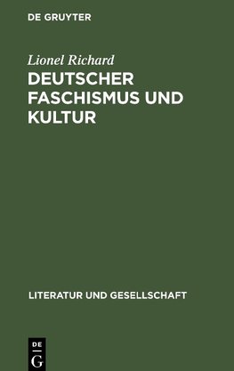 Deutscher Faschismus und Kultur