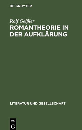 Romantheorie in der Aufklärung