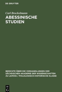 Abessinische Studien