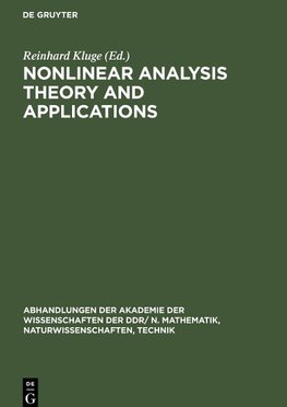 Nonlinear Analysis Theory and Applications