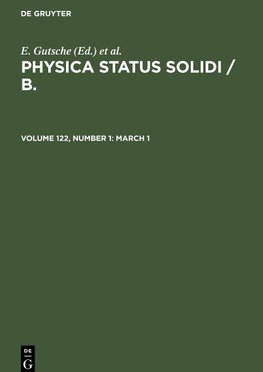 Physica status solidi / B., Volume 122, Number 1, March 1