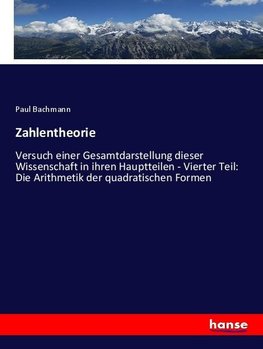 Zahlentheorie