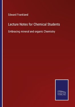 Lecture Notes for Chemical Students