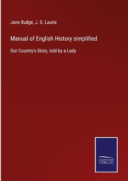 Manual of English History simplified