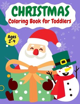 Christmas coloring book for Toddlers|Ages 2-4