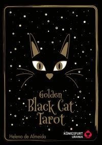 Golden Black Cat Tarot - Hochwertige Stülpdeckelschachtel mit Goldfolie