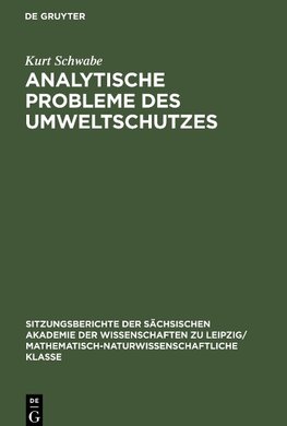 Analytische Probleme des Umweltschutzes