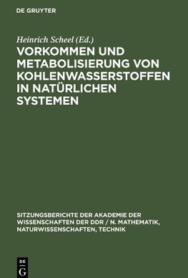 Vorkommen und Metabolisierung von Kohlenwasserstoffen in natürlichen Systemen