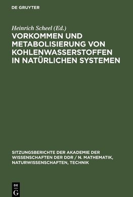 Vorkommen und Metabolisierung von Kohlenwasserstoffen in natürlichen Systemen