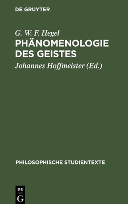 Phänomenologie des Geistes