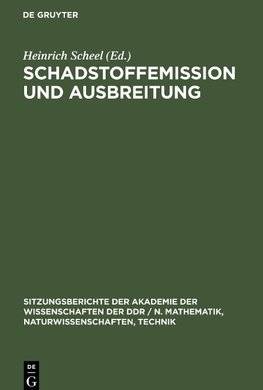 Schadstoffemission und Ausbreitung