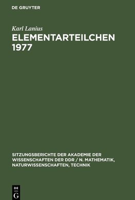 Elementarteilchen 1977