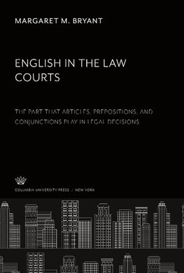 English in the Law Courts