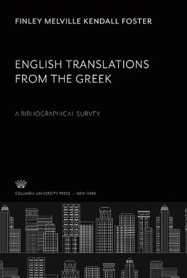 English Translations from the Greek