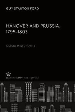 Hanover and Prussia 1795-1803