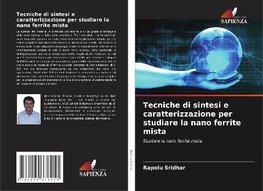 Tecniche di sintesi e caratterizzazione per studiare la nano ferrite mista