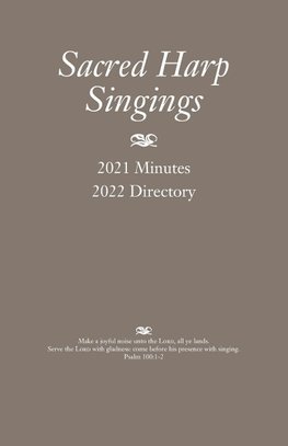 Sacred Harp Singings