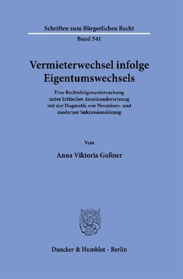 Vermieterwechsel infolge Eigentumswechsels