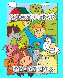 Farm Animals Coloring Book